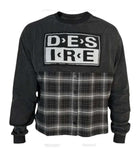 Bottega Desires Hybrid Flannel Tee Black