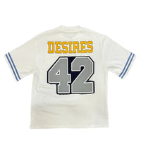 Bottega Desires Jackie Robinson Football Jersey White