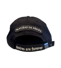 Bottega Desires Leather Patch Hat Black