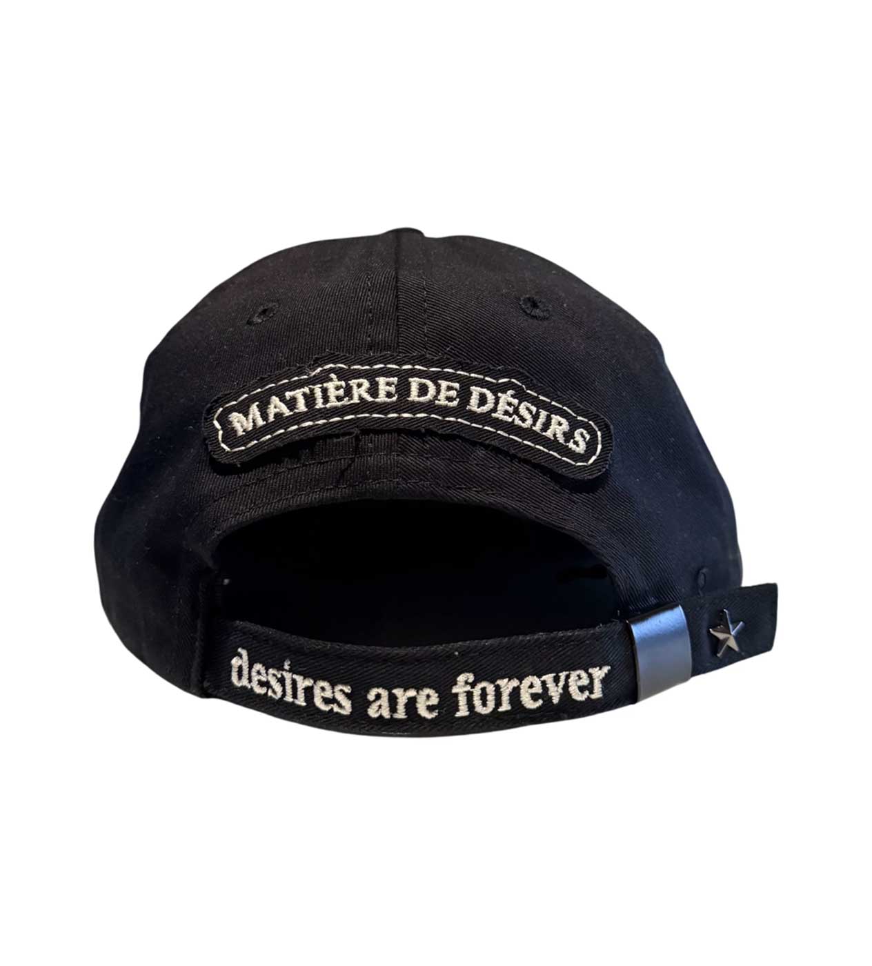 Bottega Desires Leather Patch Hat Black