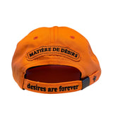 Bottega Desires Leather Patch Hat Orange