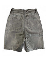 Bottega Desires Leather Shorts Black