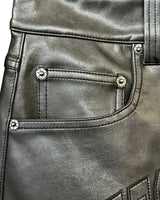 Bottega Desires Leather Shorts Black