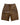 Bottega Desires Leather Shorts Brown