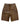 Bottega Desires Leather Shorts Brown