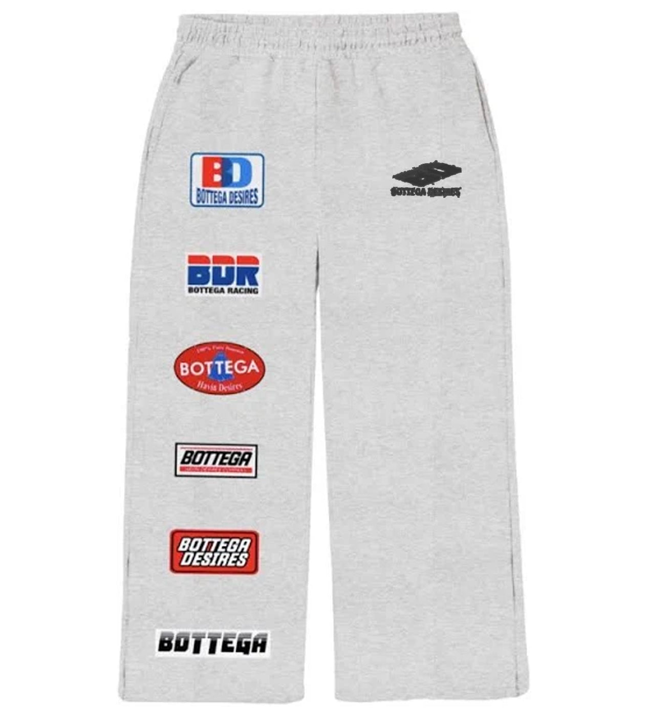Bottega Desires Patches Sweatpants Grey – Restock AR