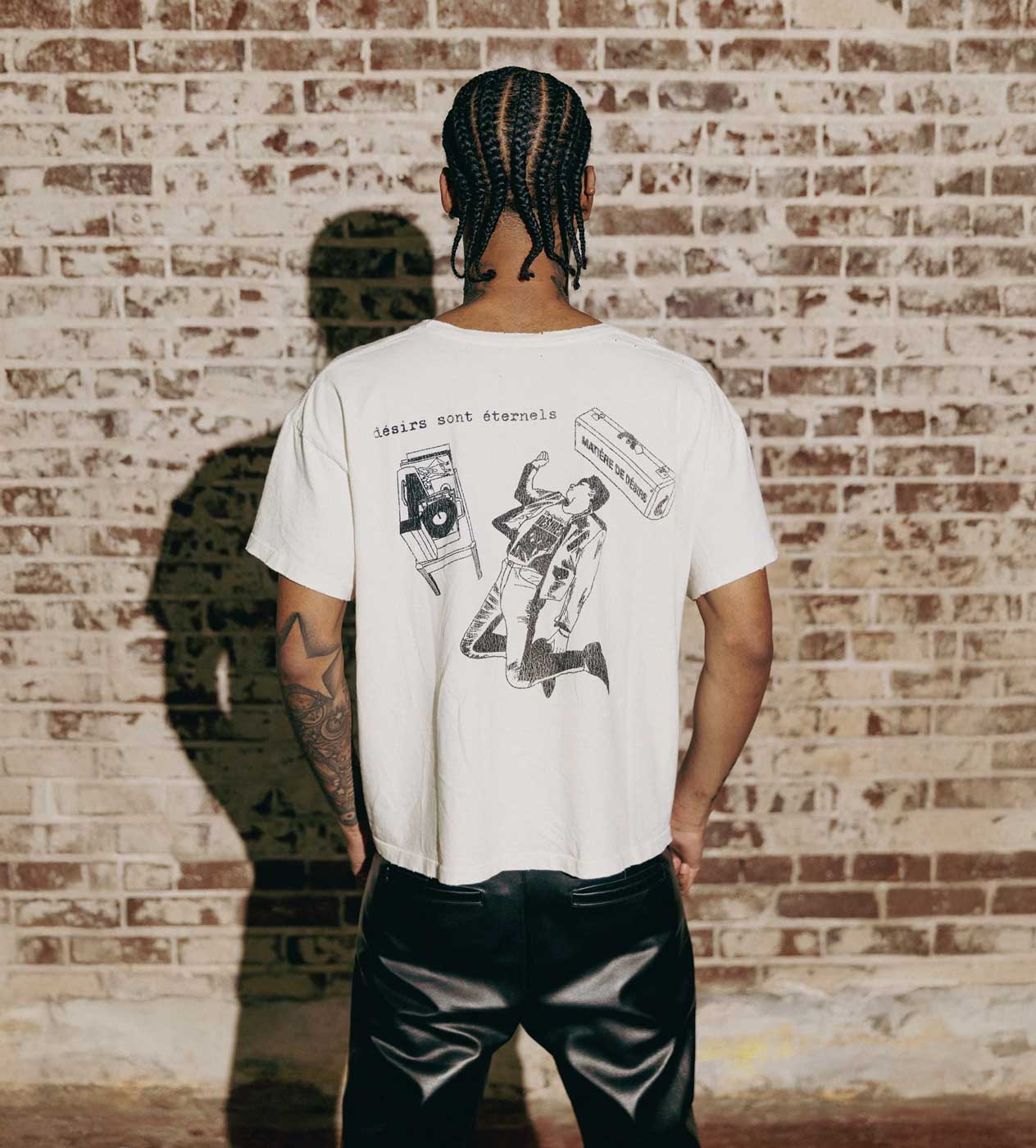 Bottega Desires Quality of Desires Tee White