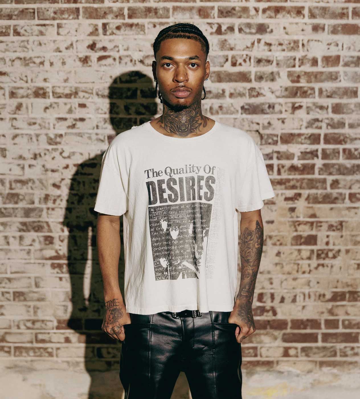 Bottega Desires Quality of Desires Tee White