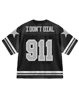Bravest Studios 911 Football Jersey Black