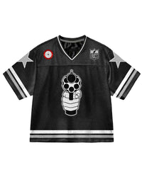 Bravest Studios 911 Football Jersey Black