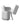 Bravest Studios Airpack Backpack white, molded backpack shaped like an oversized wireless earbud case, angled view with the lid detached and shoulder strap visible