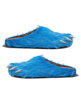 Bravest Studios Bear Claw Mule blue with chrome claw detailing, side by side