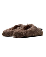 Bravest Studios Bear Claw Mule brown with chrome claw detailing, back view