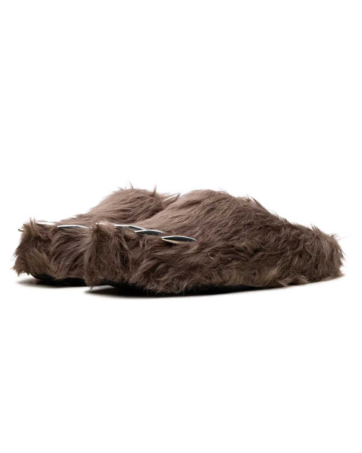 Bravest Studios Bear Claw Mule brown with chrome claw detailing, front side