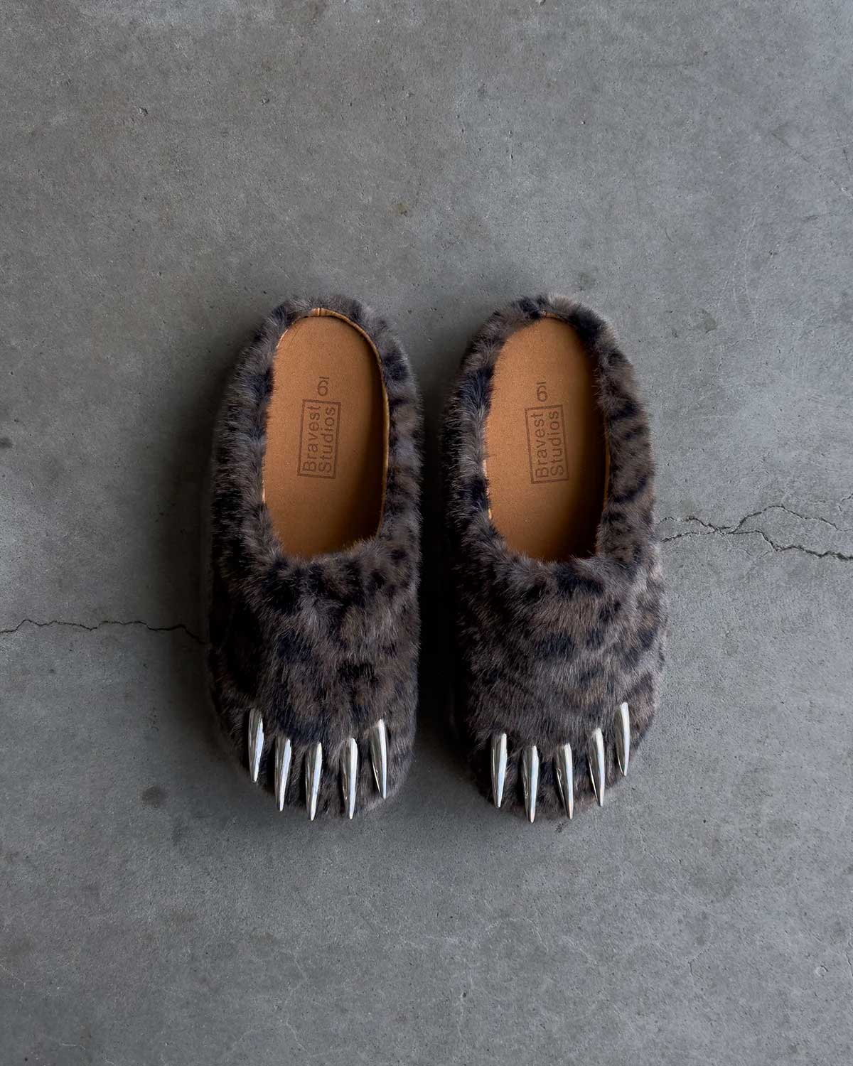 Bravest Studios Bear Claw Mule Dark Leopard Print – Restock AR