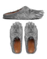 Bravest Studios Bear Claw Mule grey with chrome claw detailing, overtop view