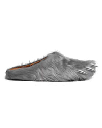 Bravest Studios Bear Claw Mule grey with chrome claw detailing, side view