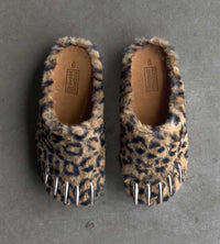 Bravest Studios Bear Claw Mule Leopard Print