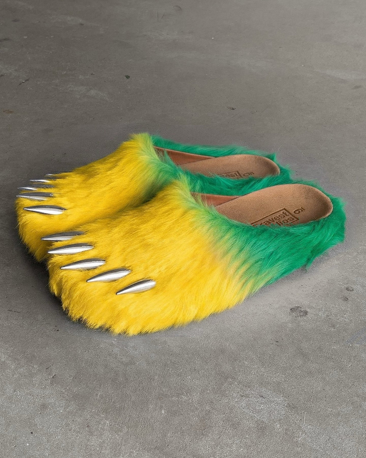 Bravest Studios Brazil Gradient Bear Claw Mule Yellow/Green