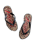Bravest Studios Breathe Studded Flip Flops Leopard Print