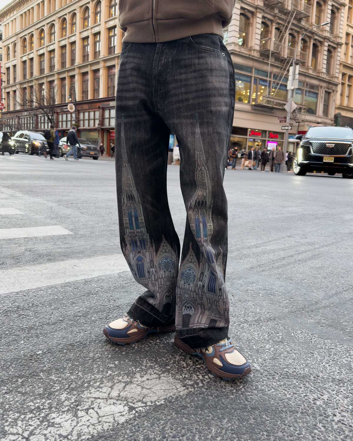 Bravest Studios Cathedral Denim Pants Black
