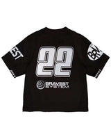 Bravest Studios Eagle Lacrosse Jersey Black