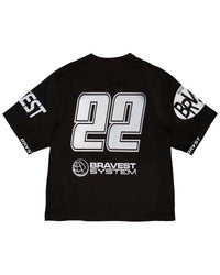 Bravest Studios Eagle Lacrosse Jersey Black