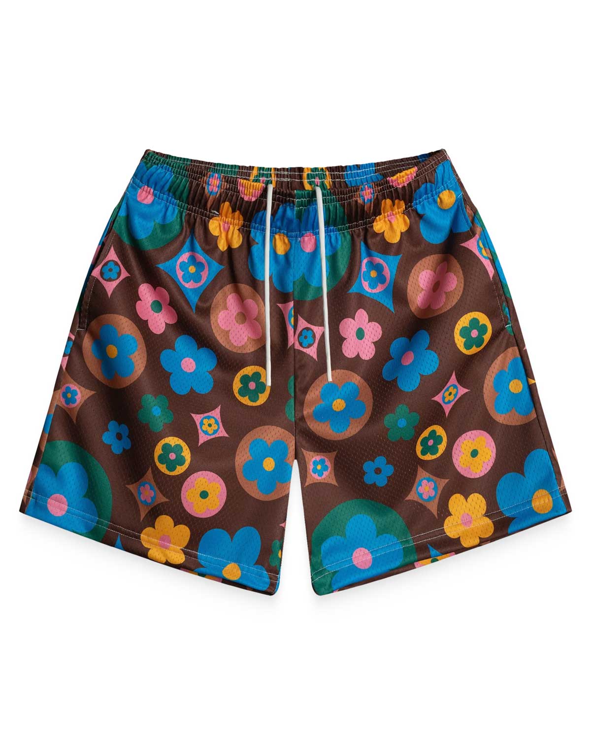 Bravest Studios Flower Shorts Brown/Multi