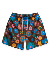 Bravest Studios Flower Shorts Brown/Multi