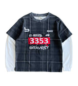 Bravest Studios GARM Plaid Thermal Tee Black