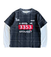 Bravest Studios GARM Plaid Thermal Tee Black