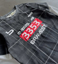 Bravest Studios GARM Plaid Thermal Tee Black