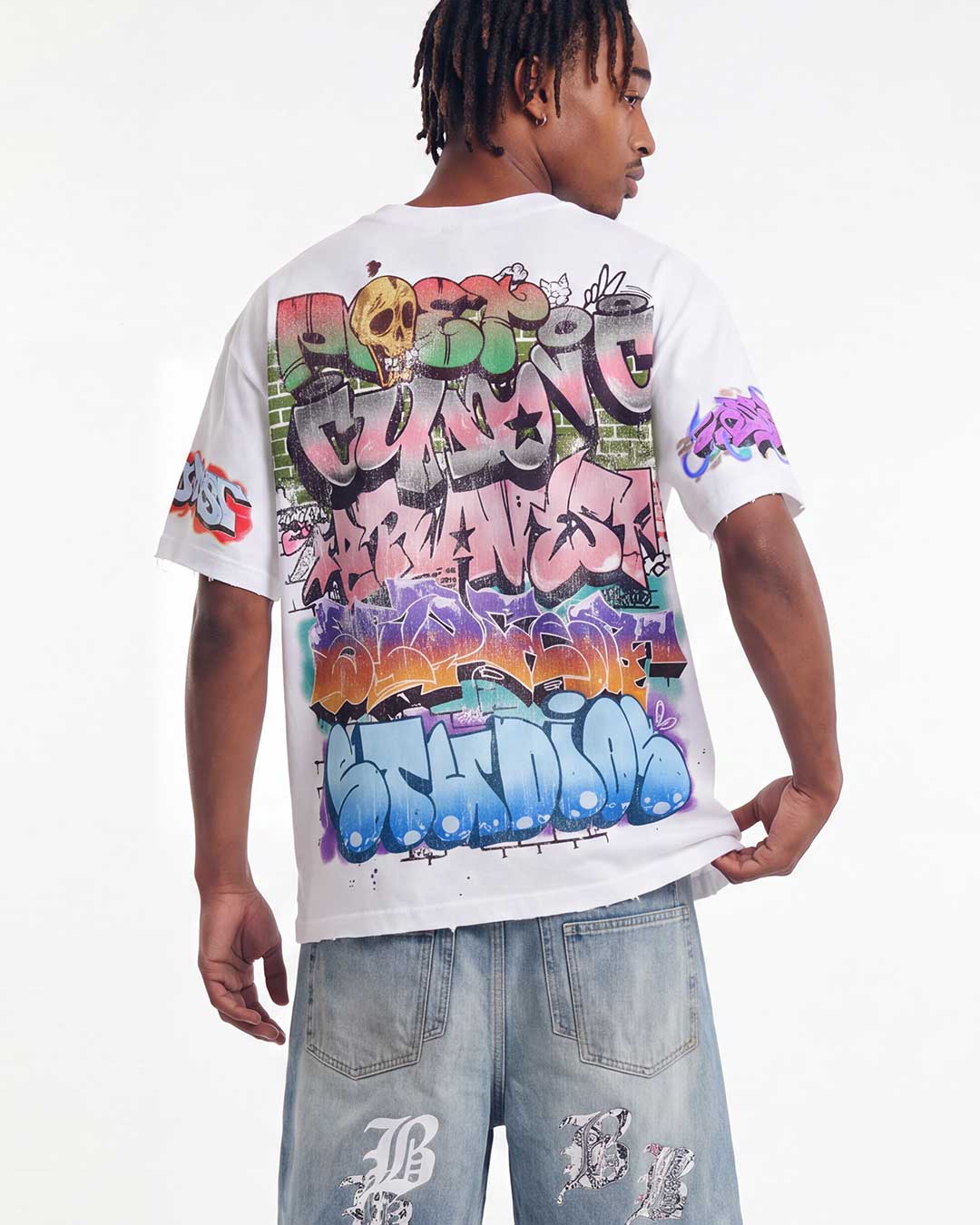 Bravest Studios Graf Tee White