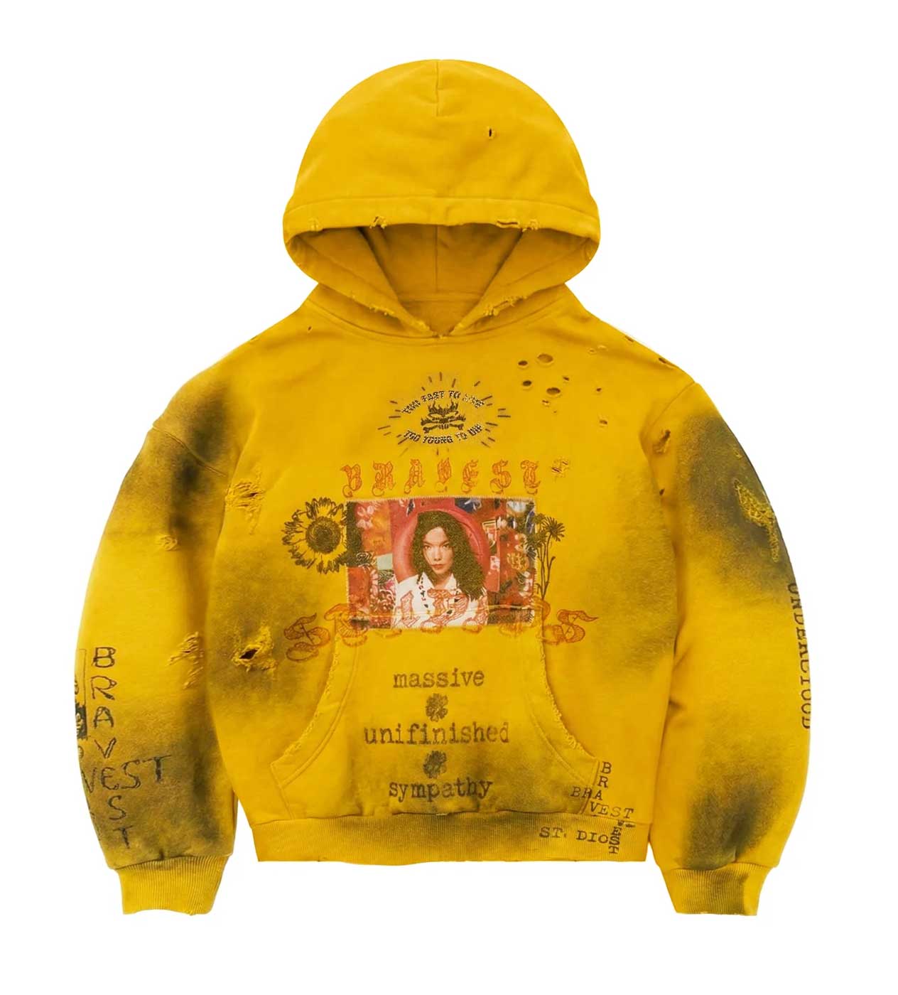 Bravest Studios Heirloom Hoodie Yellow