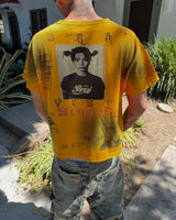 Bravest Studios Heirloom Tee Yellow, worn by a model, back view