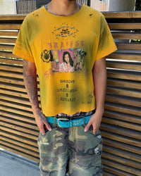 Bravest Studios Heirloom Tee Yellow, worn by a model, front view