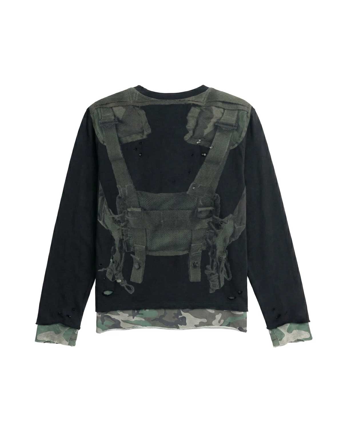 Bravest Studios Milspec Double Layer Longsleeve Tee Black