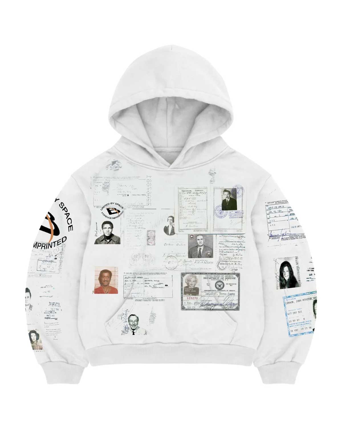 Bravest Studios Passport Hoodie Grey