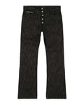 Bravest Studios Raw Flare Denim Black