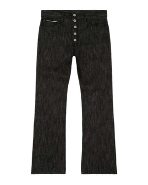 Bravest Studios Raw Flare Denim Black