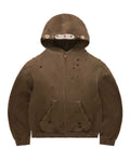 Bravest Studios Sapphire Zip Up Hoodie Vintage Brown