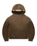 Bravest Studios Sapphire Zip Up Hoodie Vintage Brown