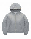 Bravest Studios Sapphire Zip Up Hoodie Heather Grey