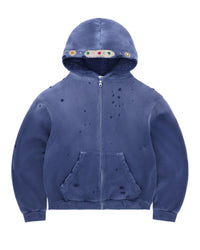 Bravest Studios Sapphire Zip Up Hoodie Navy