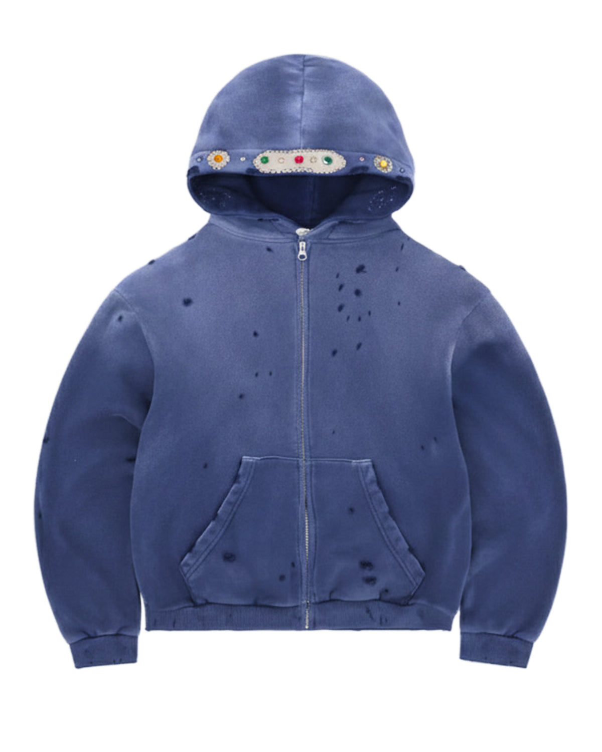 Bravest Studios Sapphire Zip Up Hoodie Navy