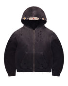 Bravest Studios Sapphire Zip Up Hoodie Vintage Black