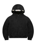 Bravest Studios Sapphire Zip Up Hoodie Vintage Black