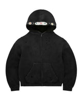 Bravest Studios Sapphire Zip Up Hoodie Vintage Black
