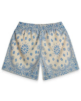 Bravest Studios Screen Printed Paisley Cream Shorts