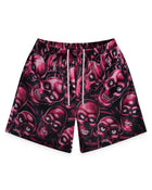 Bravest Studios Skully Shorts Red